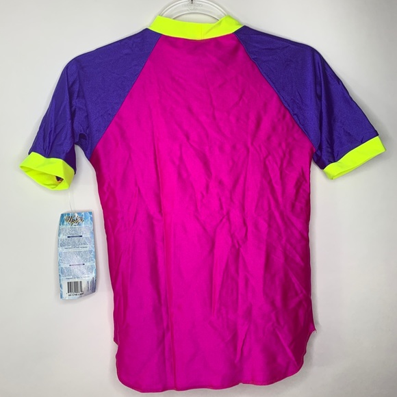 NEW • Kids • Rash Guard Short Sleeve • 12 - Picture 5 of 6